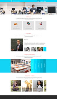 教育網(wǎng)站設(shè)計(jì)及配色策略 打造高效、友好、專業(yè)的學(xué)習(xí)平臺(tái)