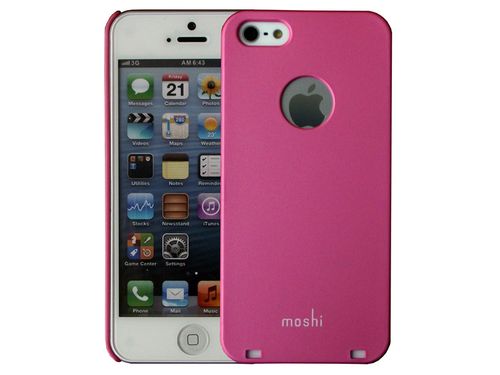 moshi磨砂超薄iphone5手機保護殼蘋果5代手機保護套糖果色外殼套